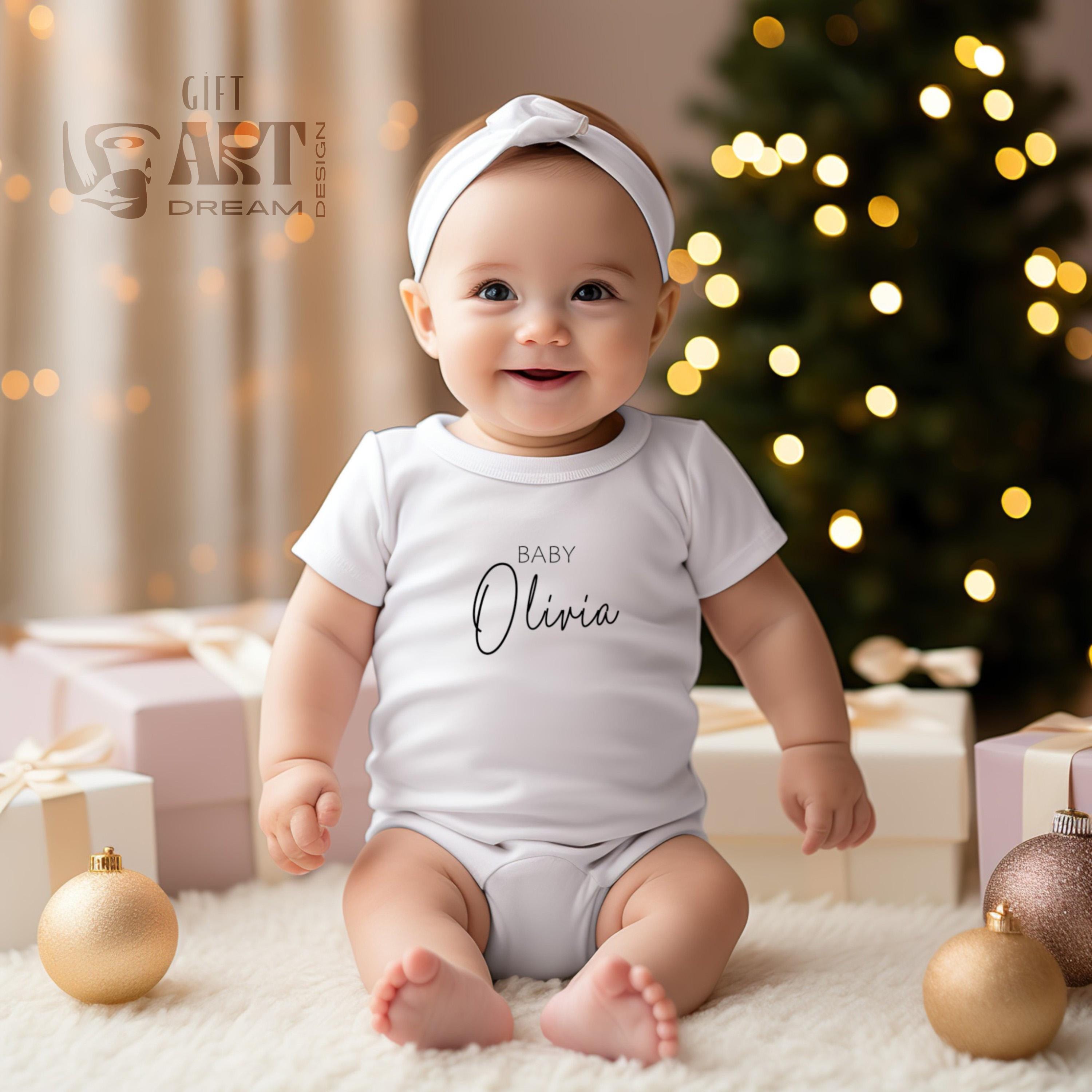 Personalized Baby Bodysuit – Custom Name Onesie, Newborn Gift Idea Baby Onesie, Personalized Baby, New Baby Gift