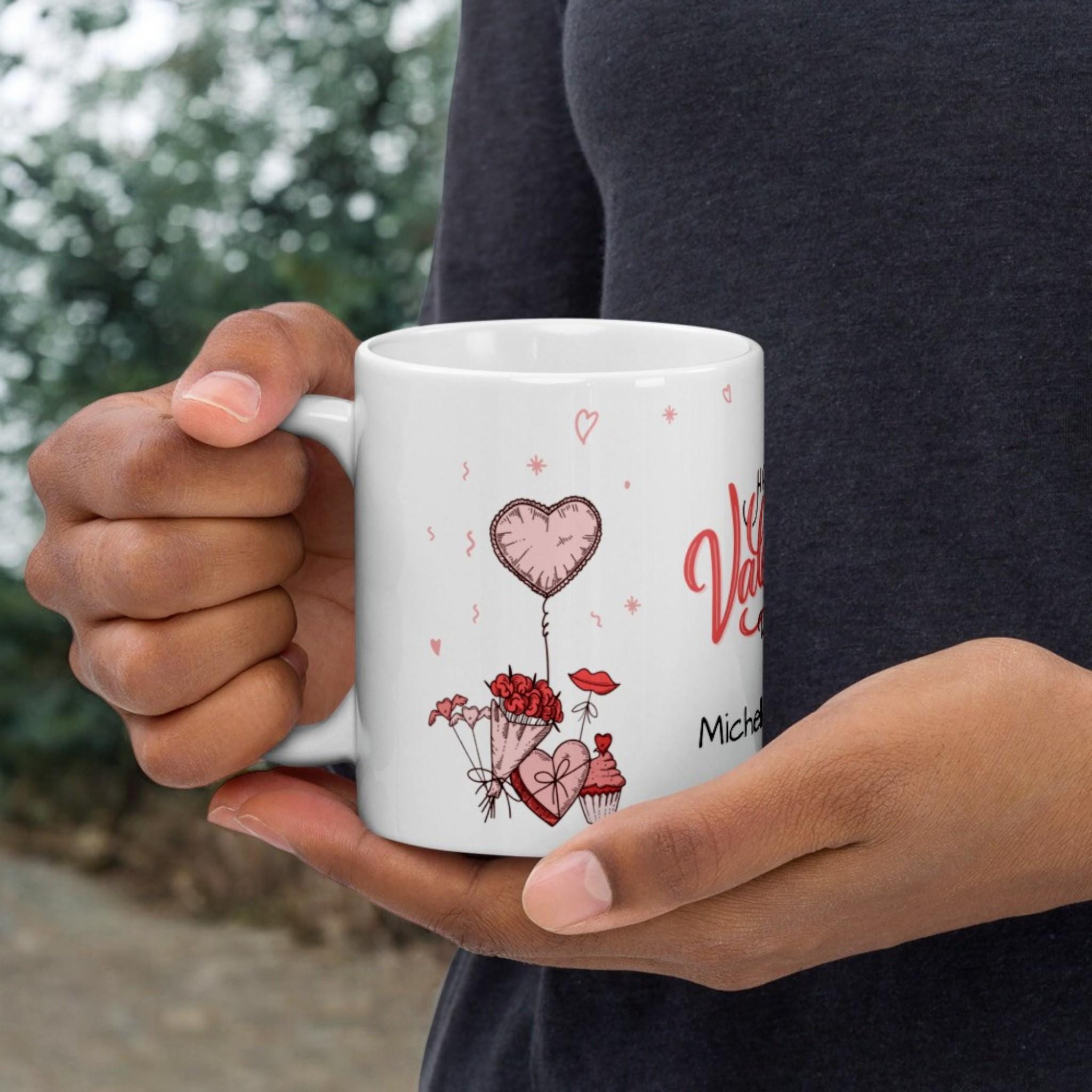 Creative Valentine's Day Designs - Personalized Gifts with Your Name, Customizable Art, Valentine's Day Present, Personalized Love Art